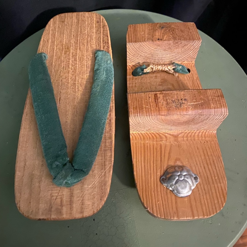 Wooden geta sandals